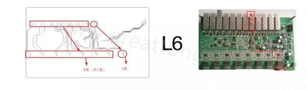 根據(jù)客戶端提供的信息，確認(rèn)為L6層光口8與芯片8之間的兩條差分阻抗線調(diào)試不通-深圳宏力捷