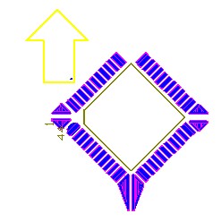 OFP和PLCC型集成塊如采用紅膠工藝過波峰,需采用斜角45度方式擺放，且每邊的最后一個引腳均需添加盜錫焊盤