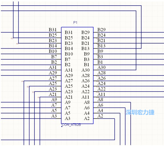 雙擊 1.SchDoc，文件可以被正常打開，下圖是其中的一部分：