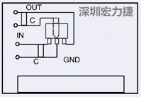 圖3：降壓電路的PCB設(shè)計示例。