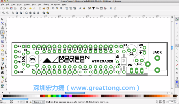 既然你有一個以電路板為背景的清晰影像了，使用向量工具將要絲印的圖像畫在上面吧，下面有一個例子。