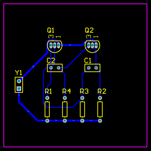 圖27 Push or Hug & Push模式仍然無(wú)法完成布線，會(huì)立即出現(xiàn)提示